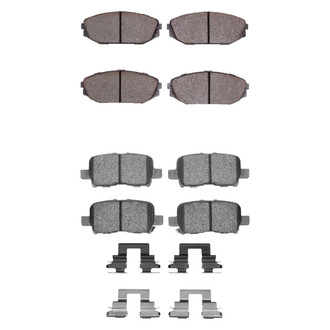 R1 Concepts® - Optimum OEp Front and Rear Brake Pad Set