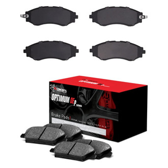 R1 Concepts® - Optimum OEp Front and Rear Brake Pad Set