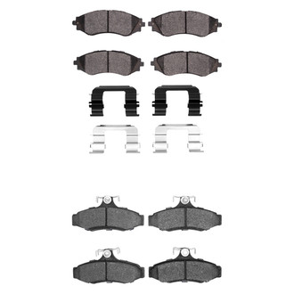 R1 Concepts® - Optimum OEp Front and Rear Brake Pad Set