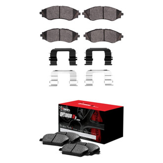 R1 Concepts® - Optimum OEp Front and Rear Brake Pad Set
