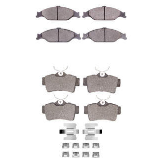 R1 Concepts® - Optimum OEp Front and Rear Brake Pad Set