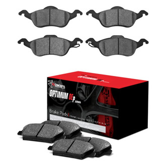 R1 Concepts® - Optimum OEp Front and Rear Brake Pad Set