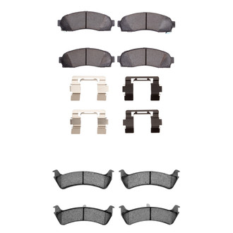 R1 Concepts® - Optimum OEp Front and Rear Brake Pad Set