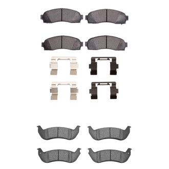R1 Concepts® - Optimum OEp Front and Rear Brake Pad Set