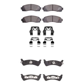 R1 Concepts® - Optimum OEp Front and Rear Brake Pad Set