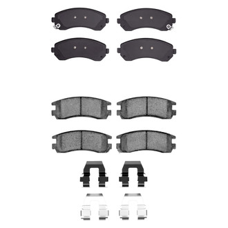 R1 Concepts® - Optimum OEp Front and Rear Brake Pad Set