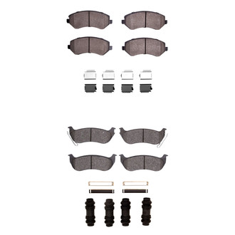R1 Concepts® - Optimum OEp Front and Rear Brake Pad Set