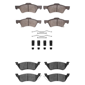 R1 Concepts® - Optimum OEp Front and Rear Brake Pad Set