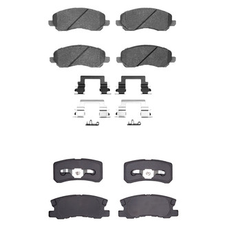 R1 Concepts® - Optimum OEp Front and Rear Brake Pad Set