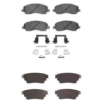 R1 Concepts® - Optimum OEp Front and Rear Brake Pad Set