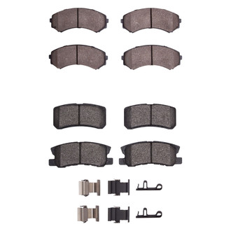 R1 Concepts® - Optimum OEp Front and Rear Brake Pad Set