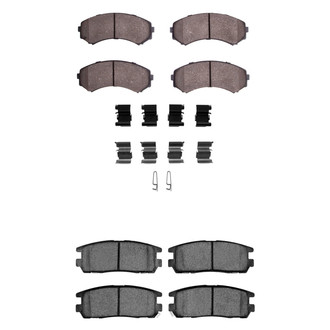 R1 Concepts® - Optimum OEp Front and Rear Brake Pad Set