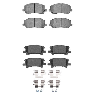 R1 Concepts® - Optimum OEp Front and Rear Brake Pad Set