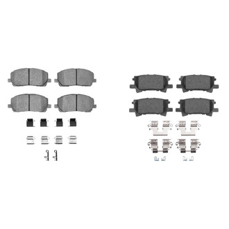 R1 Concepts® - Optimum OEp Front and Rear Brake Pad Set