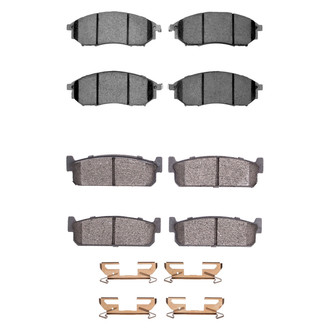 R1 Concepts® - Optimum OEp Front and Rear Brake Pad Set