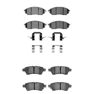 R1 Concepts® - Optimum OEp Front and Rear Brake Pad Set