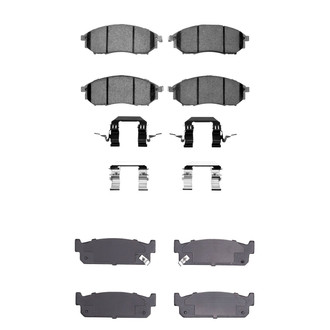 R1 Concepts® - Optimum OEp Front and Rear Brake Pad Set