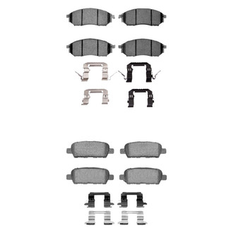 R1 Concepts® - Optimum OEp Front and Rear Brake Pad Set