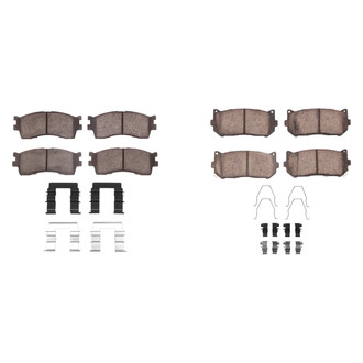 R1 Concepts® - Optimum OEp Front and Rear Brake Pad Set
