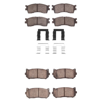 R1 Concepts® - Optimum OEp Front and Rear Brake Pad Set