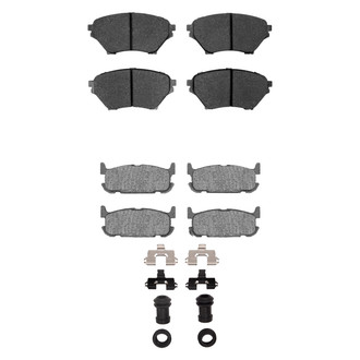 R1 Concepts® - Optimum OEp Front and Rear Brake Pad Set
