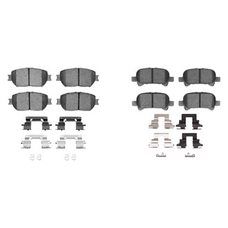 R1 Concepts® - Optimum OEp Front and Rear Brake Pad Set