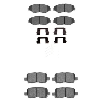 R1 Concepts® - Optimum OEp Front and Rear Brake Pad Set