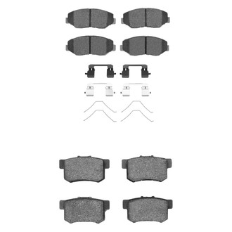 R1 Concepts® - Optimum OEp Front and Rear Brake Pad Set