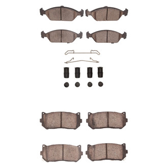 R1 Concepts® - Optimum OEp Front and Rear Brake Pad Set