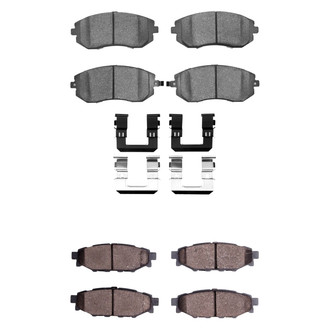 R1 Concepts® - Optimum OEp Front and Rear Brake Pad Set