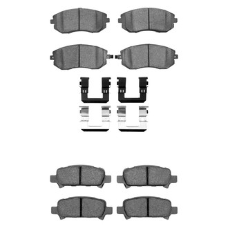 R1 Concepts® - Optimum OEp Front and Rear Brake Pad Set