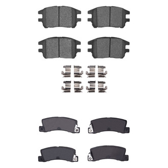 R1 Concepts® - Optimum OEp Front and Rear Brake Pad Set