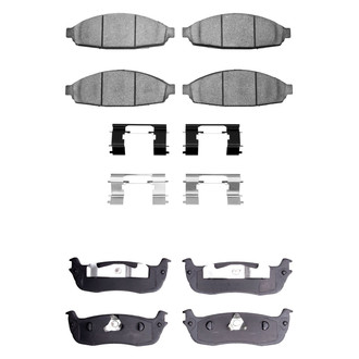 R1 Concepts® - Optimum OEp Front and Rear Brake Pad Set