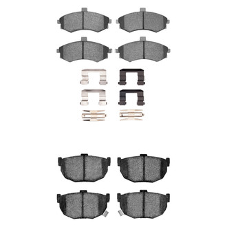R1 Concepts® - Optimum OEp Front and Rear Brake Pad Set