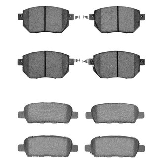 R1 Concepts® - Optimum OEp Front and Rear Brake Pad Set