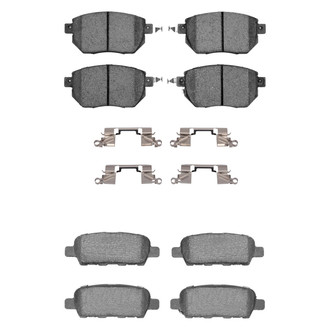 R1 Concepts® - Optimum OEp Front and Rear Brake Pad Set