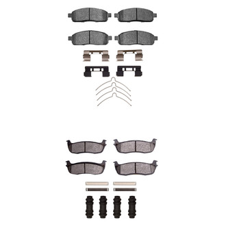R1 Concepts® - Optimum OEp Front and Rear Brake Pad Set