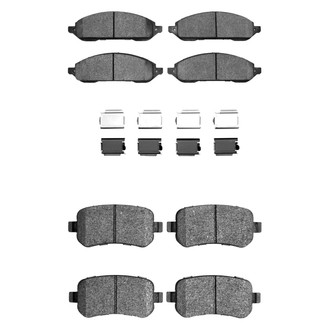 R1 Concepts® - Optimum OEp Front and Rear Brake Pad Set
