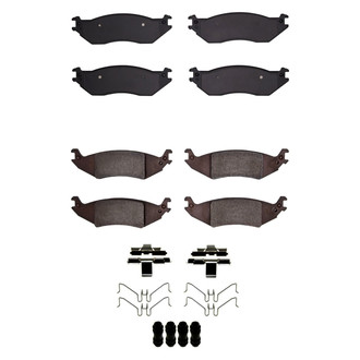 R1 Concepts® - Optimum OEp Front and Rear Brake Pad Set