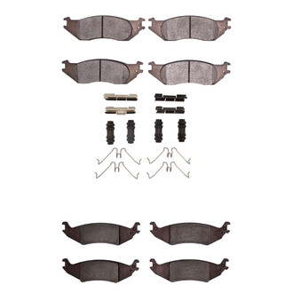R1 Concepts® - Optimum OEp Front and Rear Brake Pad Set