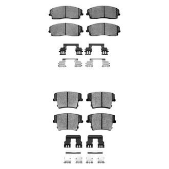 R1 Concepts® - Optimum OEp Front and Rear Brake Pad Set