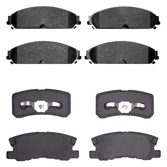 R1 Concepts® - Optimum OEp Front and Rear Brake Pad Set