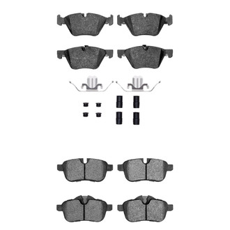 R1 Concepts® - Optimum OEp Front and Rear Brake Pad Set