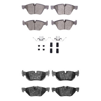 R1 Concepts® - Optimum OEp Front and Rear Brake Pad Set