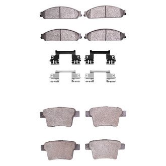 R1 Concepts® - Optimum OEp Front and Rear Brake Pad Set