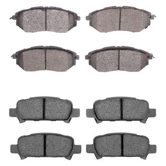 R1 Concepts® - Optimum OEp Front and Rear Brake Pad Set