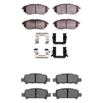 R1 Concepts® - Optimum OEp Front and Rear Brake Pad Set