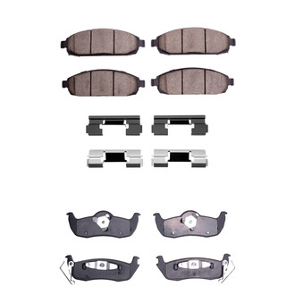 R1 Concepts® - Optimum OEp Front and Rear Brake Pad Set