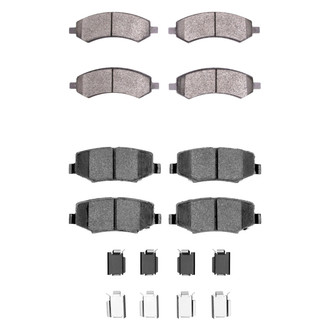 R1 Concepts® - Optimum OEp Front and Rear Brake Pad Set