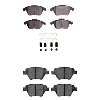 R1 Concepts® - Optimum OEp Front and Rear Brake Pad Set